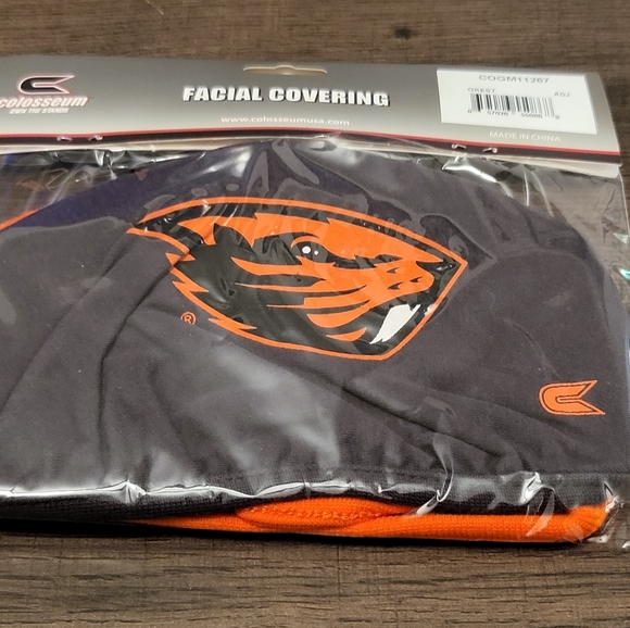 5 Pack Oregon State Beavers Face Mask Covering Adult OSFA New & Sealed - Picture 3 of 4